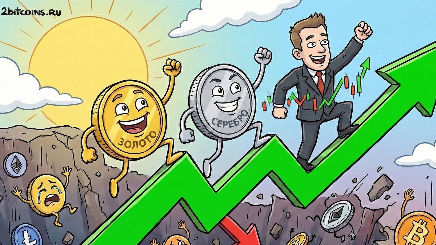 Почему свежие рекорды серебра напоминают легендарный сезон альткоинов в криптовалютах?