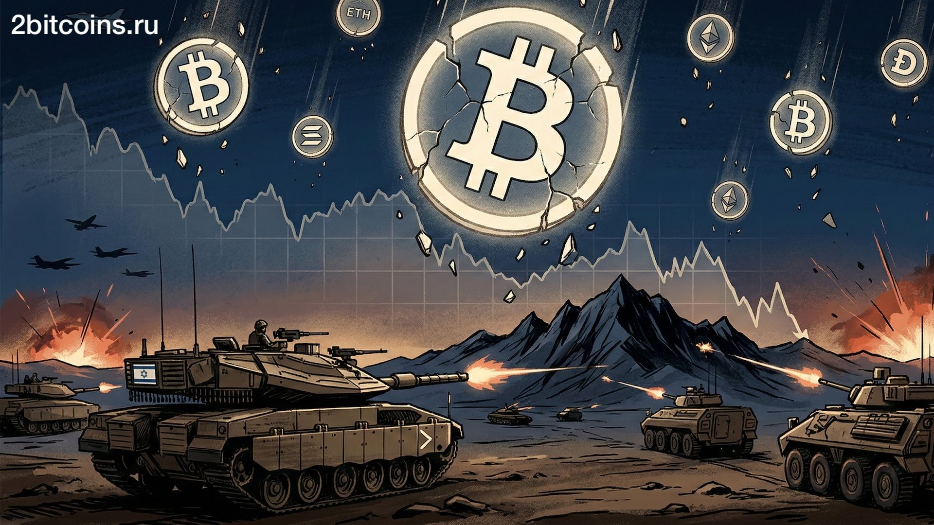 Израиль и США атаковали Иран. Как это повлияло на Биткоин и другие криптовалюты?