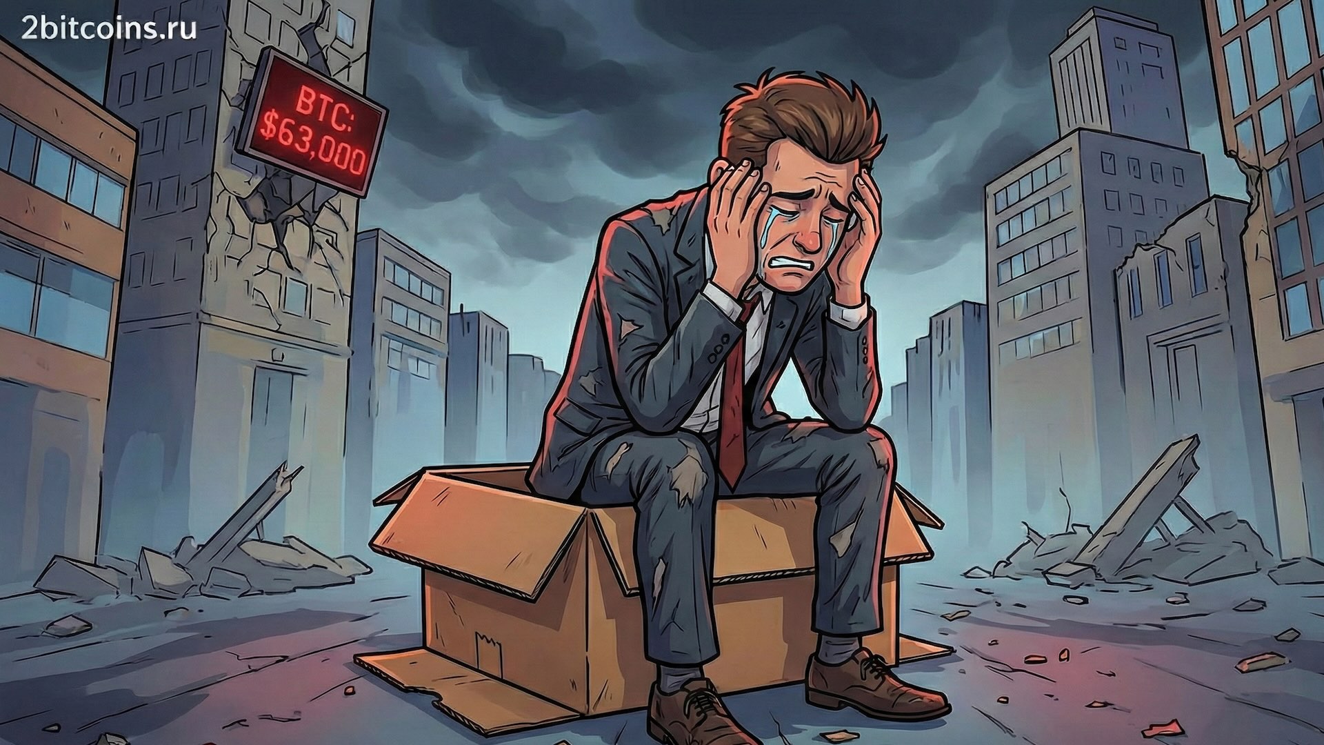 Биткоин рухнул ниже 63 тысяч долларов. Можно ли уже говорить о капитуляции криптоинвесторов?