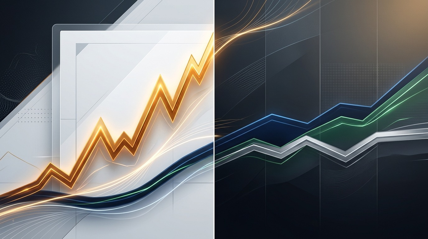 Сравнение динамики Биткоина, золота и Nasdaq за последние месяцы