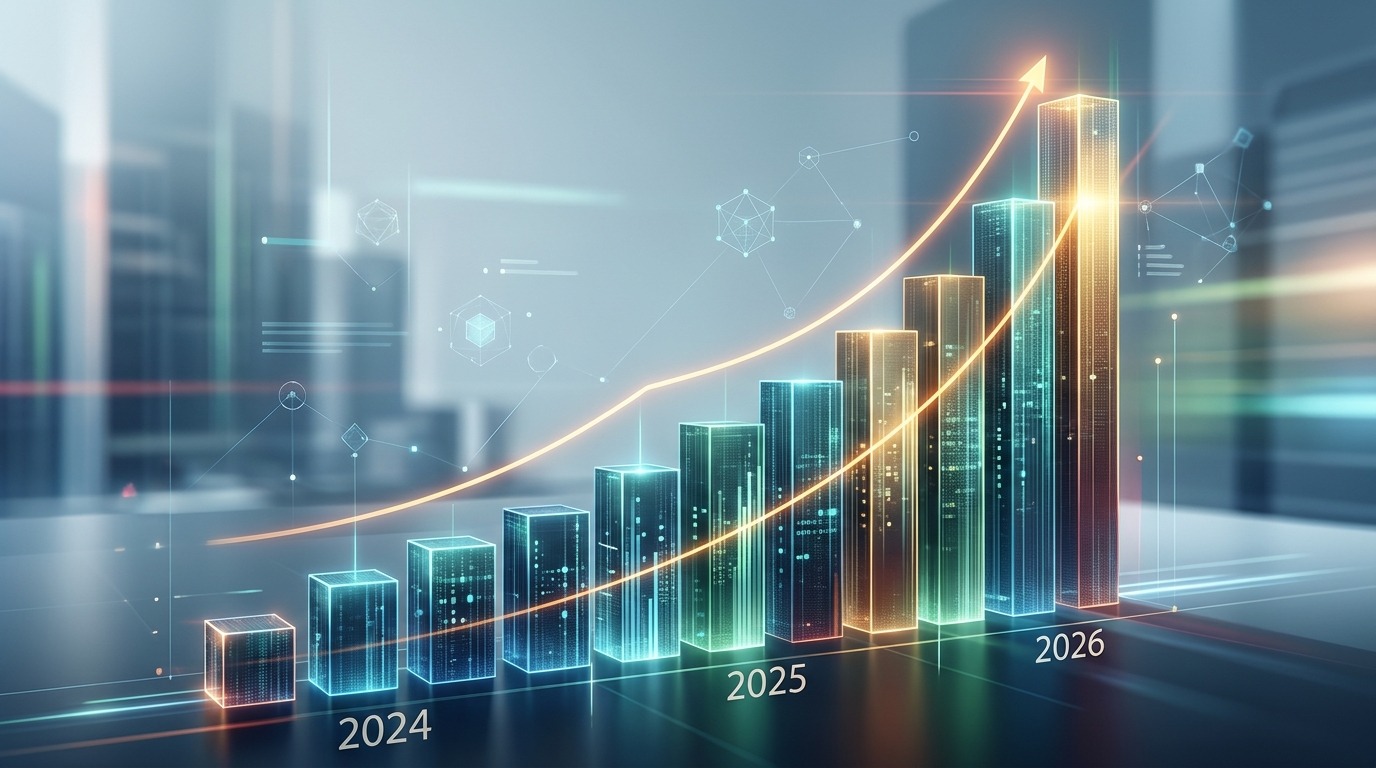 Рост объёмов торгов на рынках прогнозов с 2024 по 2026 год