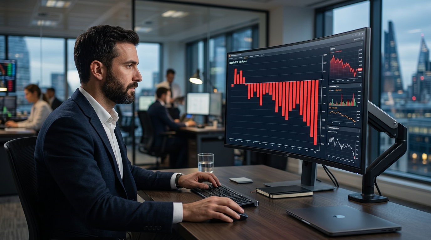 Спотовые Bitcoin ETF фиксируют многомиллиардные оттоки несколько недель подряд