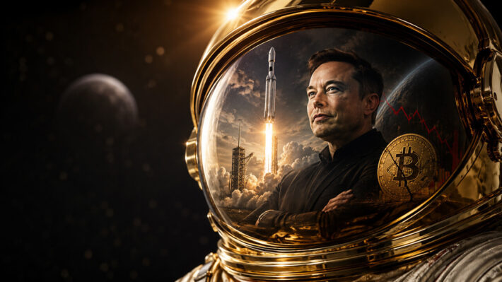Состояние Илона Маска превысило рыночную капитализацию Bitcoin благодаря росту SpaceX. Фото.