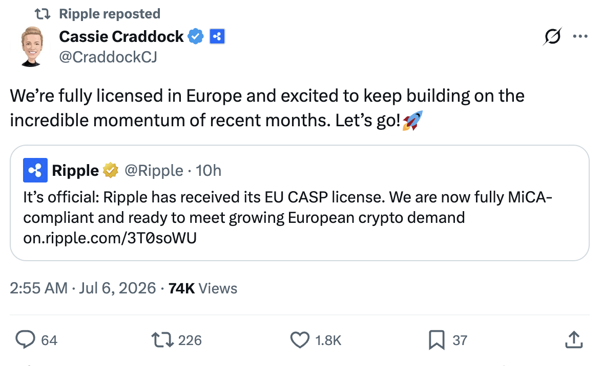 ЕС перешёл к активному контролю за соблюдением требований MiCA
