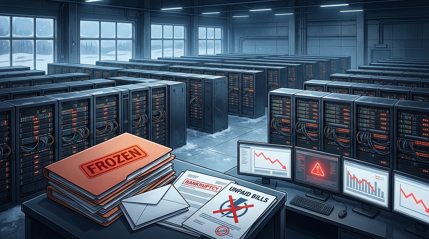 Финансовые проблемы владельца майнинговых дата-центров BitRiver