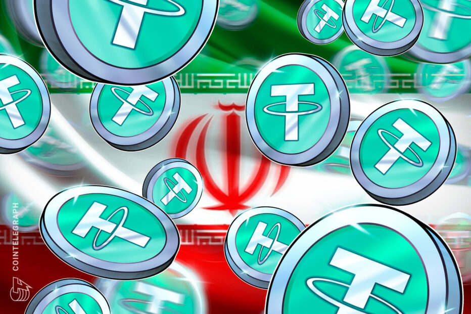 Frozen USDT stablecoin tokens locked on a digital wallet, Tron network background, financial security concept