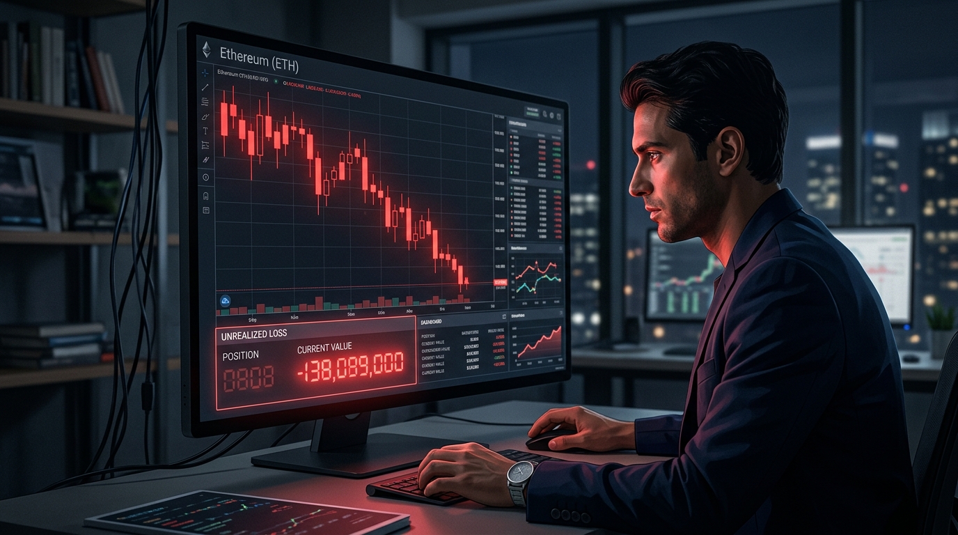 Резерв Bitmine оценивается в $11 млрд, при этом бумажный убыток составляет около 43%