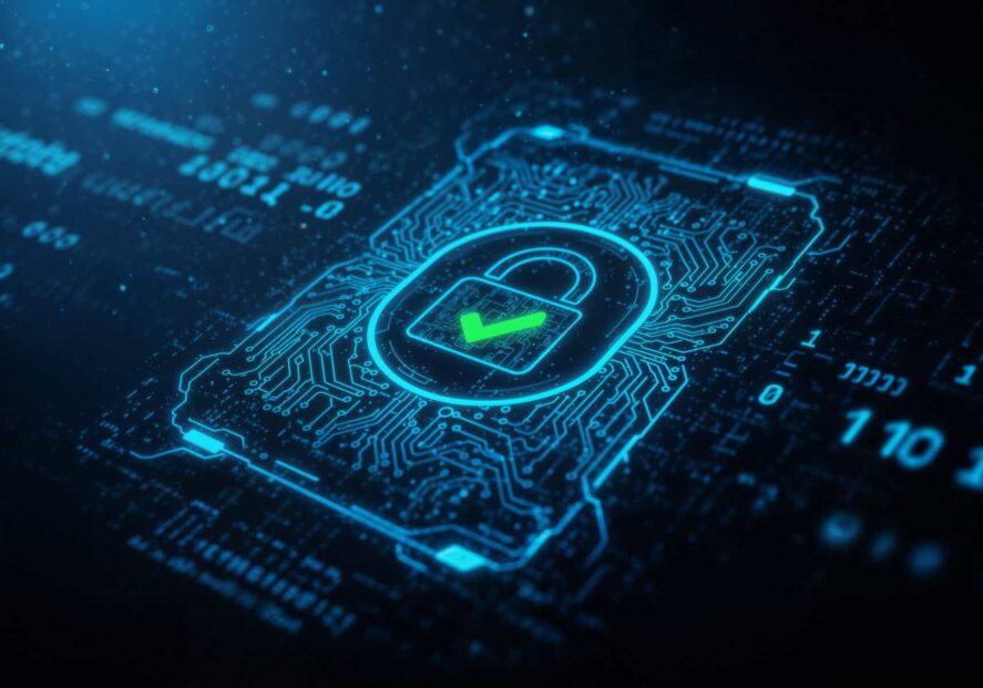 Cybersecurity analysts investigating a data breach at an Israeli cryptocurrency brokerage, multiple monitors showing access logs and customer database alerts