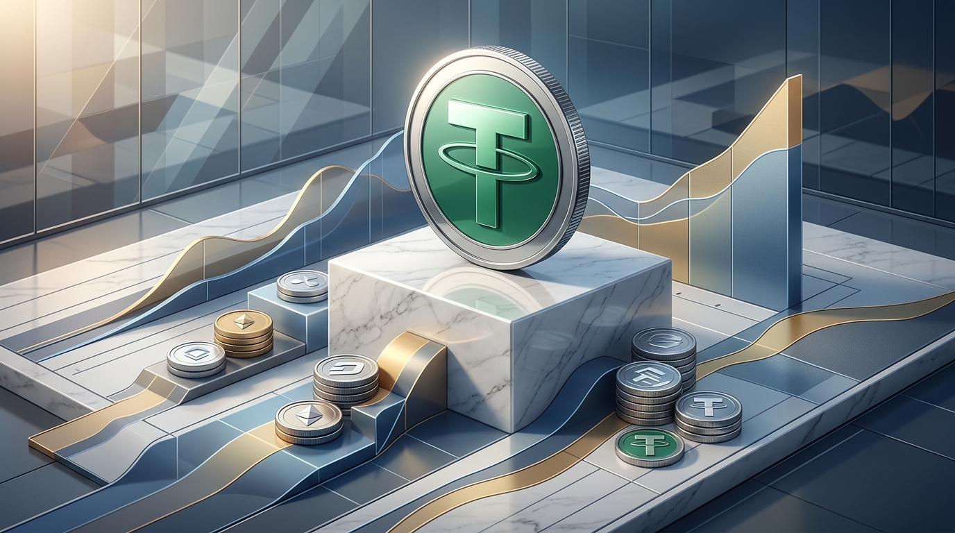 На долю USDT приходится более 60% всего рынка стейблкоинов