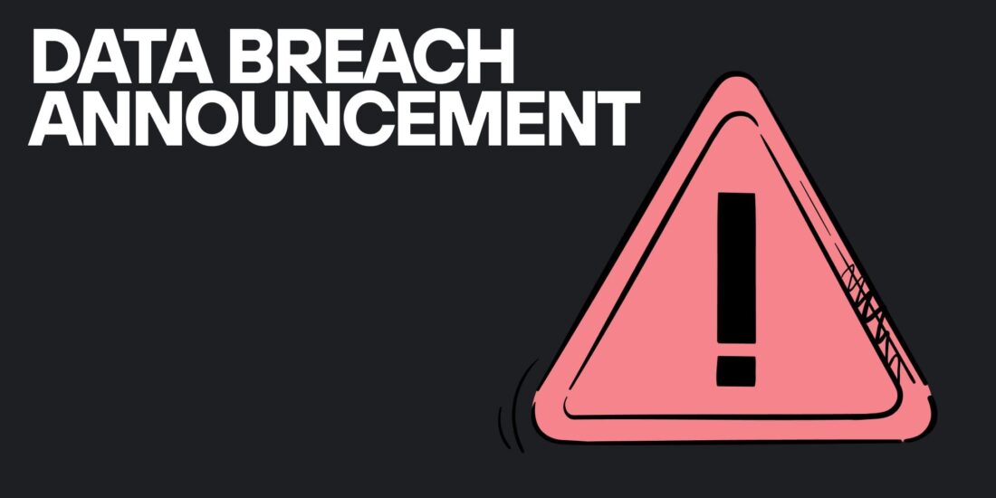 Cybersecurity data breach concept with hardware crypto wallet and exposed personal data files
